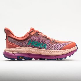 HOKA Mafate Speed 4 Women's Trail Running Shoes Camellia/Peach Parfait