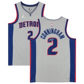 Cade Cunningham Gray Detroit Pistons Autographed Jordan Brand Statement Edition Swingman Jersey