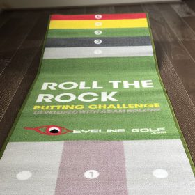 Eyeline Golf Roll the Rock Putting Challenge Mat (12'X2')