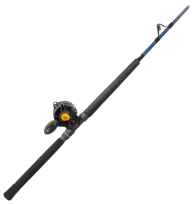 PENN Squall Two-speed Lever Drag/Offshore Angler Ocean Master OMSU Stand-Up Rod and Reel Combo - SQ30VSW/OMSU-2C