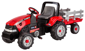 Peg-Perego Case IH Pedal Tractor with Trailer