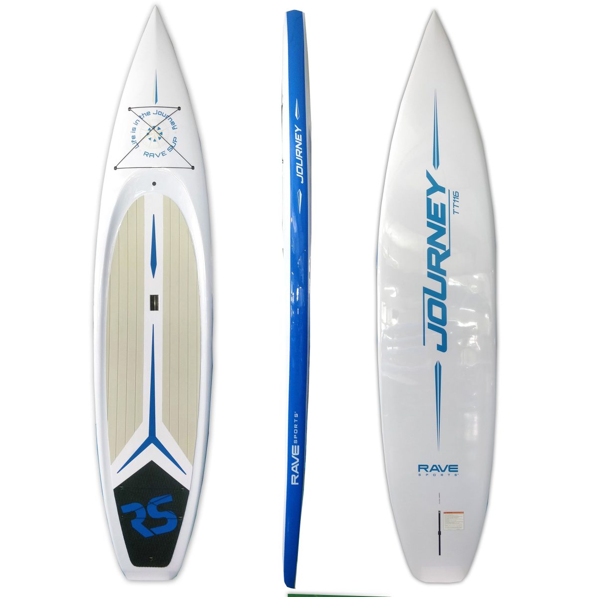 RAVE Sports Journey PCX SUP A Series Stand-Up Paddleboard - Blue