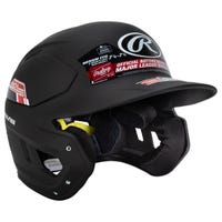 Rawlings Mach Carbon Baseball Batting Helmet in Black Size Medium