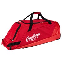 Rawlings Workhorse Wheeled Players Bag in Red