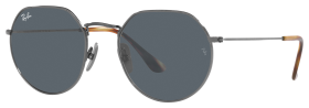 Ray-Ban Jack Titanium RB8165 Glass Sunglasses - Gunmetal/Blue - Medium