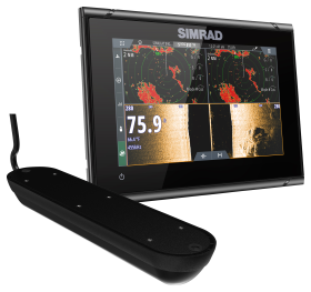 SIMRAD GO7 XSR Chartplotter with Active Imaging 3-in-1 Transducer and C-MAP DISCOVER Chart