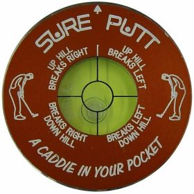 Sure Putt Pro Golf Green Reader & Golf Putting Aid - Orange