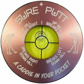 Sure Putt Pro Golf Green Reader & Golf Putting Aid - Pink