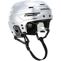 Warrior Alpha Chrome Pro Stock Hockey Helmet in Silver (Chrome)