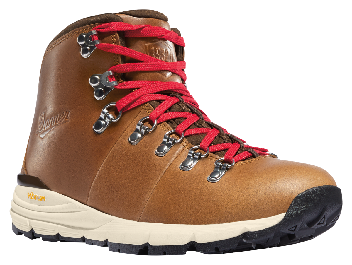 Danner Mountain 600 Leather Waterproof Hiking Boots for Ladies - Saddle Tan - 5.5M