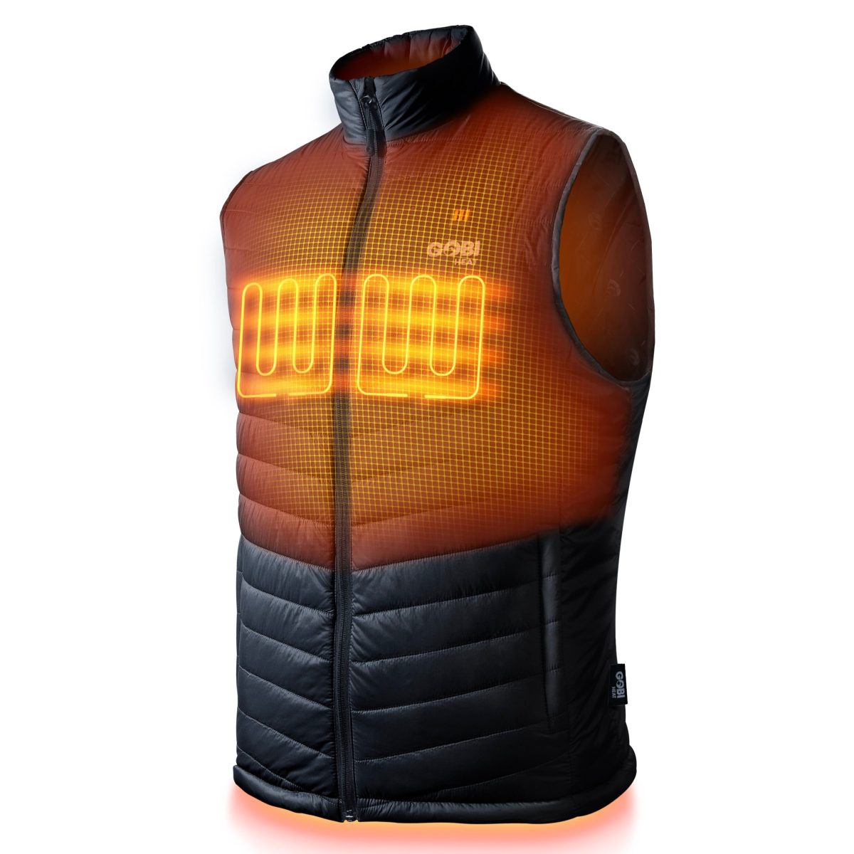 Gobi Heat 3-Zone Heated Vest for Men - Onyx - 3XL