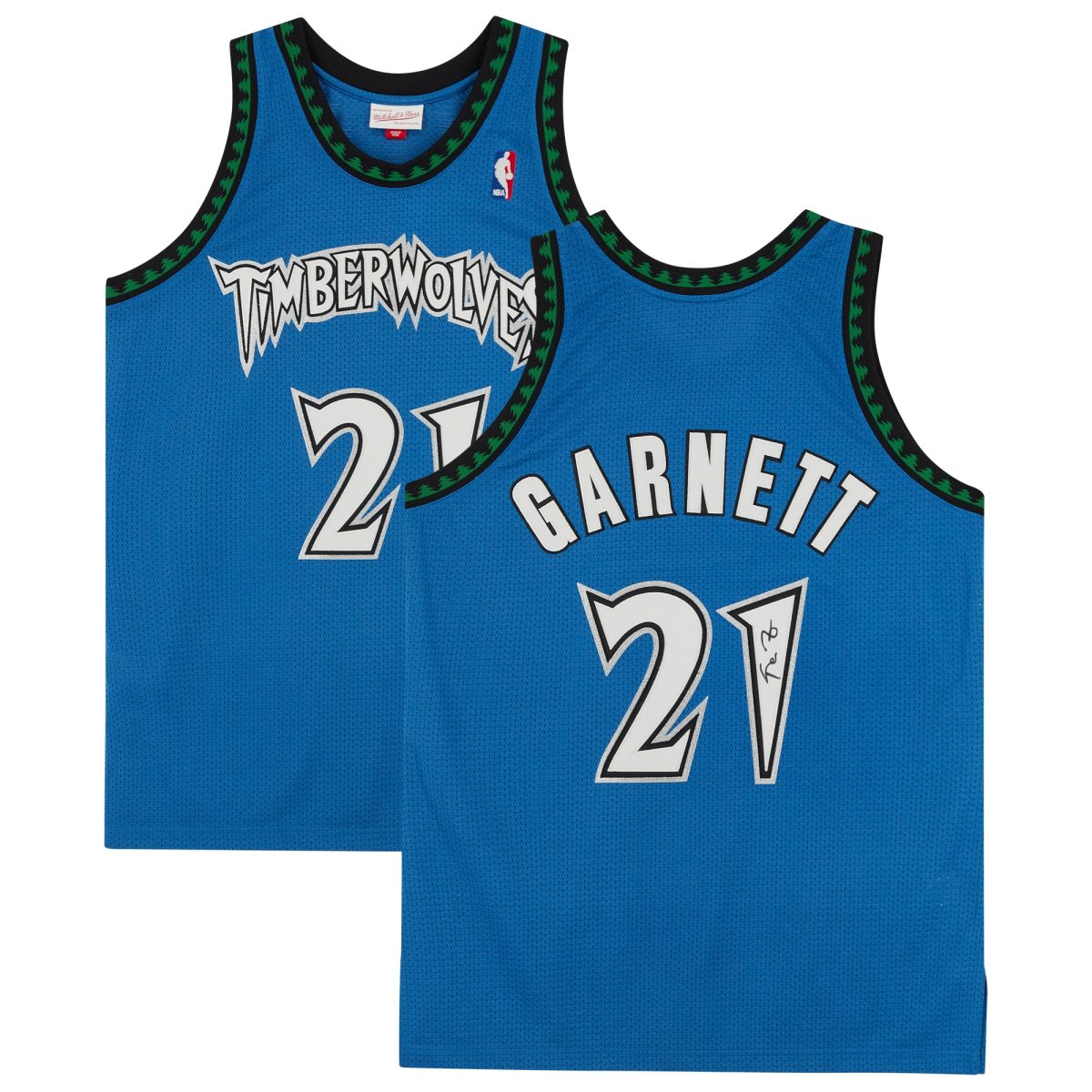 Kevin Garnett Minnesota Timberwolves Autographed Green Mitchell and Ness Authentic Jersey