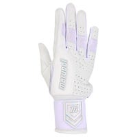 Marucci Luxe Men's Batting Gloves in White Size Medium