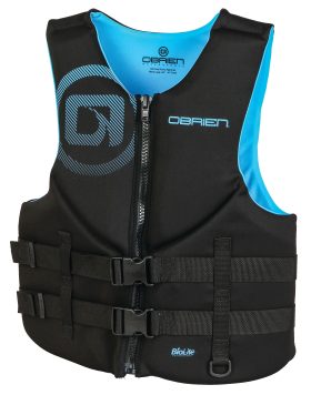 O'Brien Traditional Neo Life Jacket for Men - Cyan - 3XL