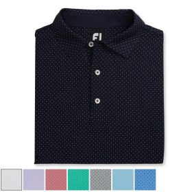 FootJoy Stretch Lisle Dot Print Self Collar