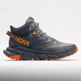 HOKA Trail Code GTX Men's Hiking Shoes Castlerock/Persimmon Orange