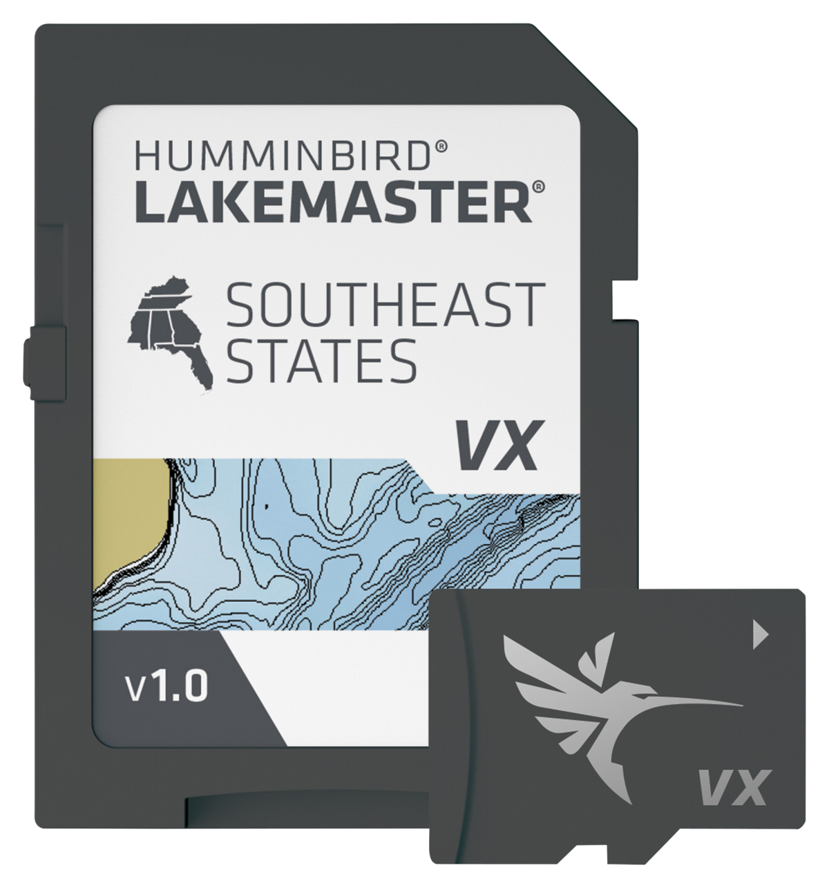 Humminbird LakeMaster VX Digital Map Chart Card - Southeast States