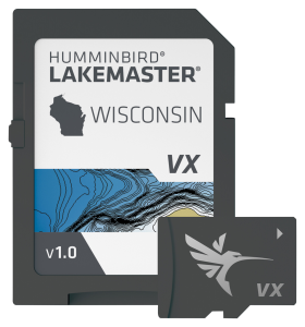 Humminbird LakeMaster VX Digital Map Chart Card - Wisconsin
