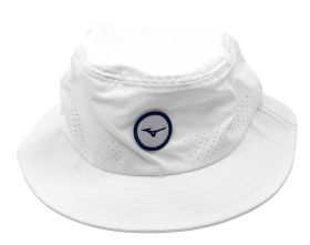 Mizuno Men's Tour Golf Bucket Hat in White, Size S/M