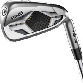 PING Men's G430 Irons 4-Pw,45 Steel in Black | Right | Size 4-PW