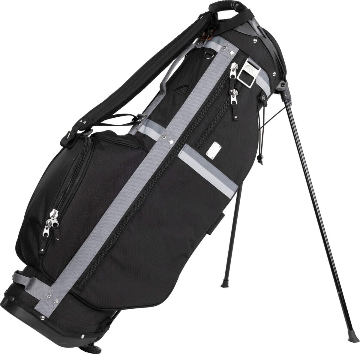 Sun Mountain Baron Stand Bag 2023, Nylon in Black/Nickel/Cadet