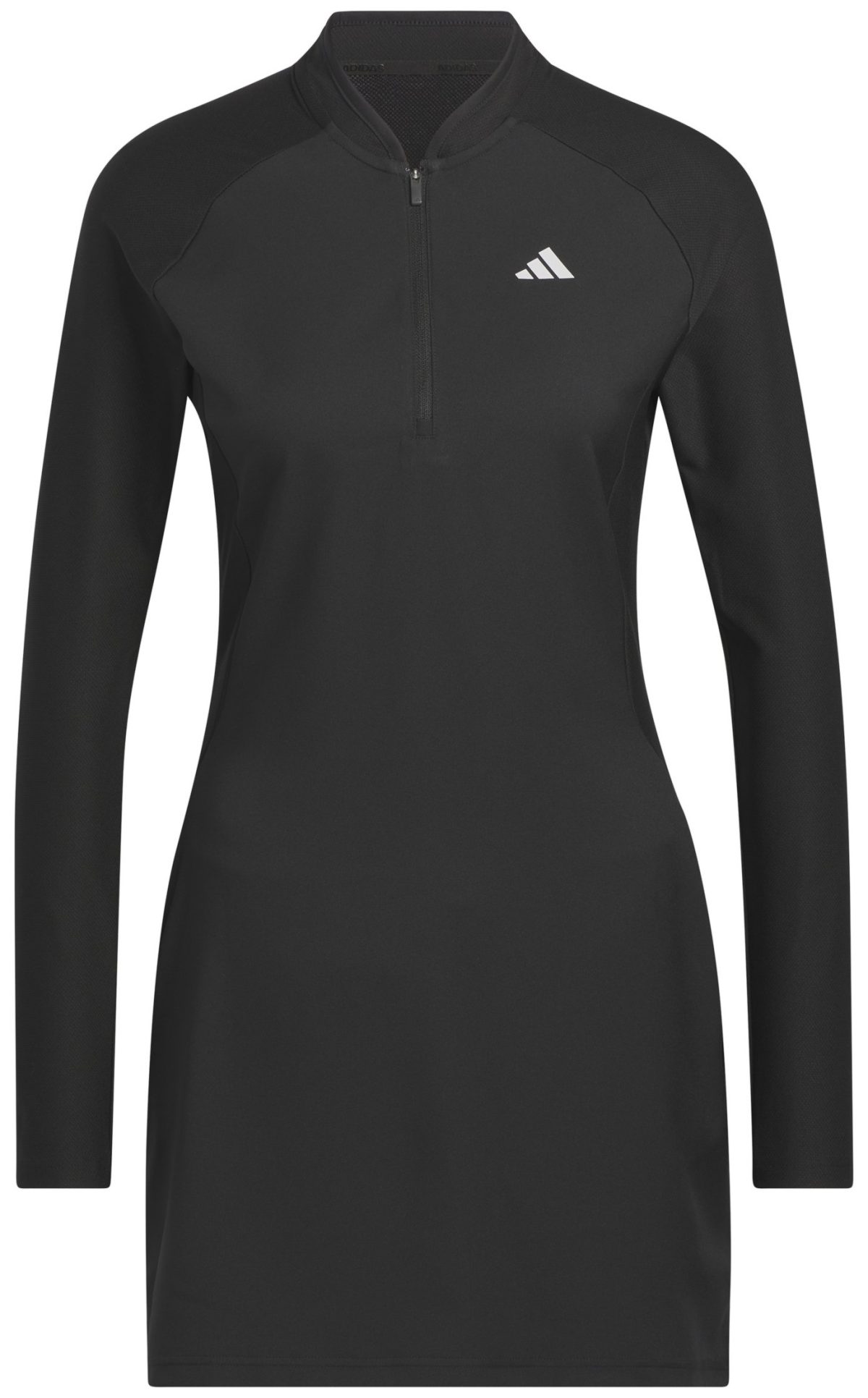 adidas Women's Long Sleeve Golf Dress, Cotton/Polyester in Black, Size XL