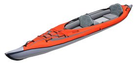 Advanced Elements AdvancedFrame Convertible Elite Inflatable Kayak in Red with Pump