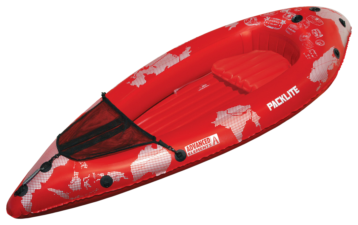 Advanced Elements PackLite Inflatable Kayak in Red