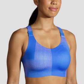 Brooks Dare Racerback 2.0 Run Bra Women's Bras Bluetiful Altitude Print