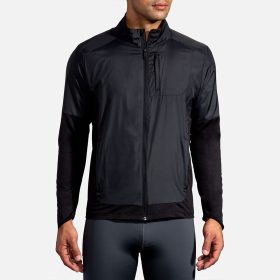 Brooks Fusion Hybrid Jacket Men's Running Apparel Black
