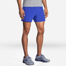 Brooks Sherpa 5" Shorts Men's Running Apparel Amparo Blue