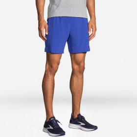 Brooks Sherpa 7" Shorts Men's Running Apparel Amparo Blue