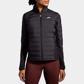 Brooks Shield Hybrid Jacket 2.0 Women's Running Apparel Black