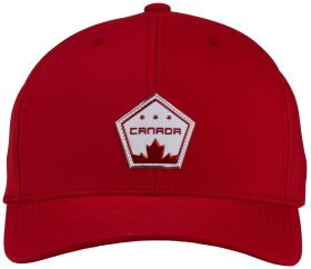 Callaway Men's Patriot Canada Golf Hat 2023 in Red
