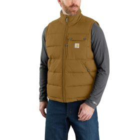 Carhartt Rain Defender Loose-Fit Midweight Insulated Vest for Men - Oak Brown - 2XL