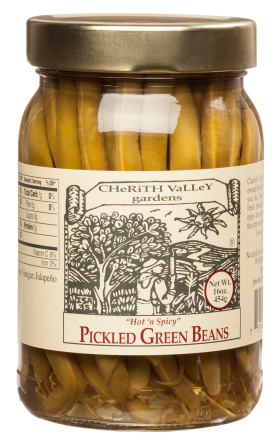 Cherith Valley Gardens Hot 'n Spicy Pickled Green Beans