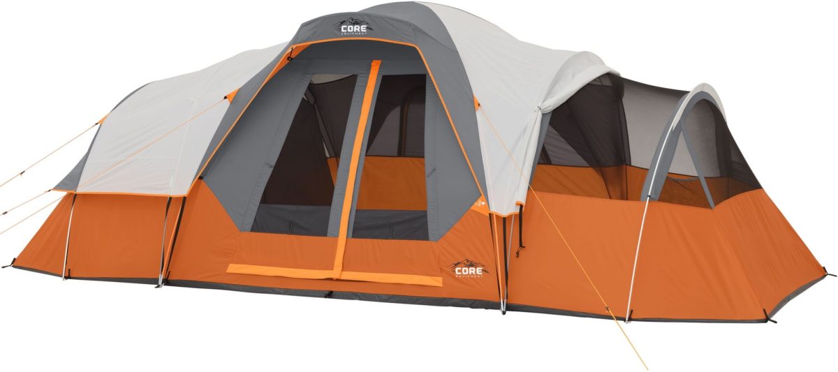 Core Equipment 11-Person Extended Dome Tent, Steel