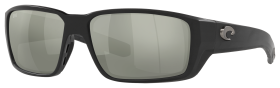 Costa Del Mar Fantail PRO 580G Glass Polarized Sunglasses - Matte Black/Gray Silver Mirror - Large