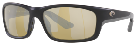 Costa Del Mar Jose PRO 580G Glass Polarized Sunglasses - Matte Black/Sunrise Silver Mirror - Large