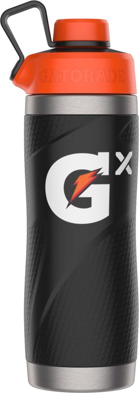 Gatorade Gx 30 oz. Stainless Steel Bottle, Black