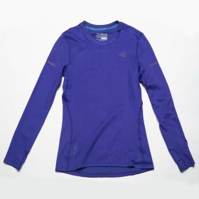 Mizuno Breath Thermo Long Sleeve Women's Running Apparel Deep Blue