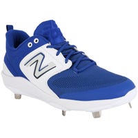 New Balance 3000v6 Men's Low Metal Baseball Cleats in Blue Size 10.5