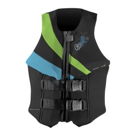 O'Neill Women's Siren Competition Life Jacket - Black/Turquoise - 10