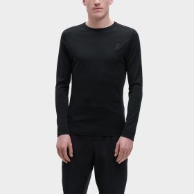 On Merino Long-T Men's Running Apparel Black