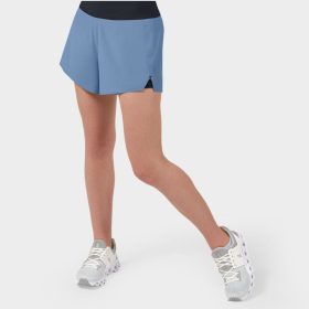 On Running Shorts Women's Running Apparel Cerulean/Black