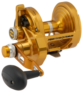 PENN Torque Two-Speed Lever Drag Gold Reel