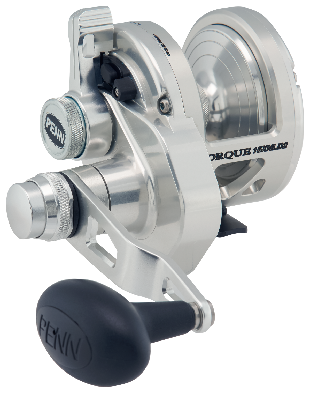 PENN Torque Two-Speed Lever Drag Silver Reel - TRQ15XNLD2S