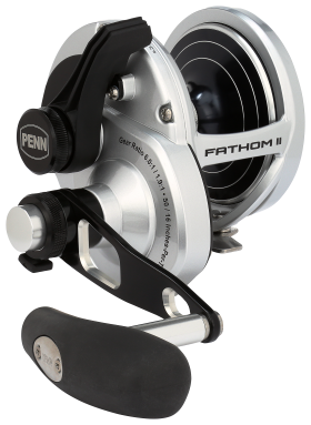 Penn Fathom II Lever-Drag 2-Speed Conventional Reel - FTHII40NLD2