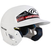 Rawlings Mach Gloss Senior Batting Helmet - 2023 Model in White