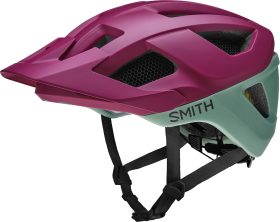 SMITH Session MIPS Bike Helmet, Small, Matte Merlot/Aloe